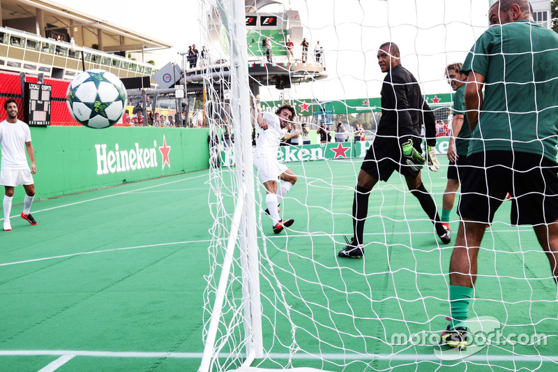 Fernando Alonso, McLaren at the charity 5-a-side football match