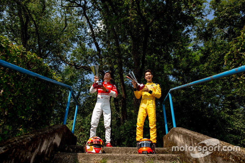 Charles Leclerc, ART Grand Prix and Jack Aitken, Arden International