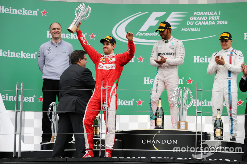 83e podium pour Vettel
