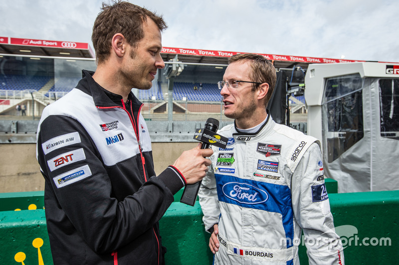 #68 Ford Chip Ganassi Racing Ford GT: Sテゥbastien Bourdais interviewed by Alexander Wurz for Motorsport.com