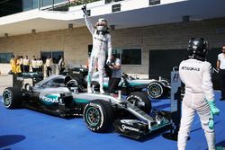 Lewis Hamilton, Mercedes AMG F1 fête sa victoire