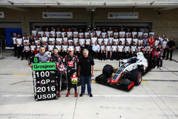 The 2016 United States Grand Prix marked Romain Grosjean's 100th Formula One start
