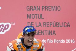 Podium: el ganador, Marc Márquez, Repsol Honda Team