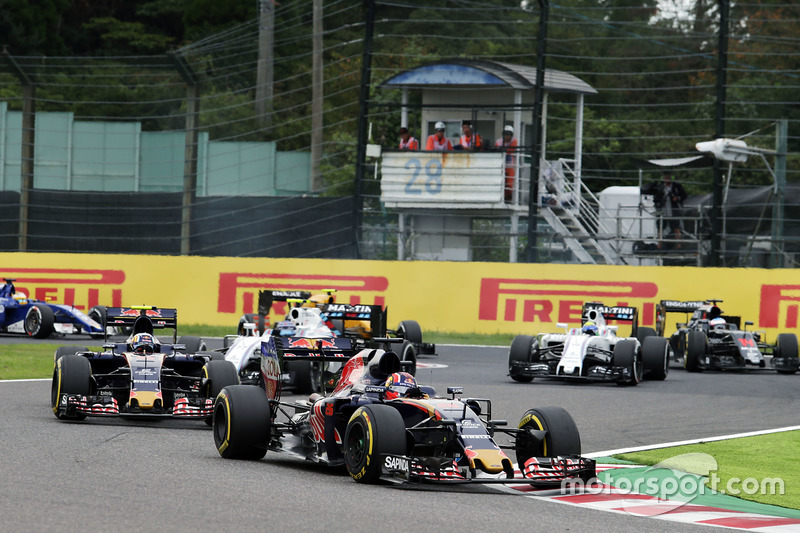 2016 год. За рулем болида (STR11) по ходу гонки