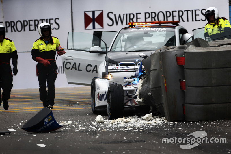 Crash, Robin Frijns, Amlin Andretti Formula E Team