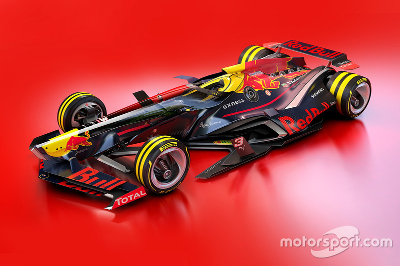 Red Bull Racing 2030 fantezi tasarım