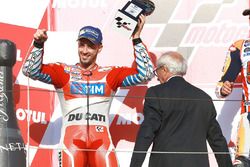 Podium : le second Andrea Dovizioso, Ducati Team