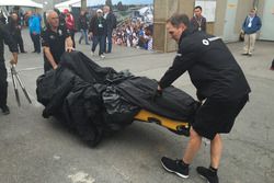 Le châssis de Kevin Magnussen, Renault Sport F1 Team R.S.16