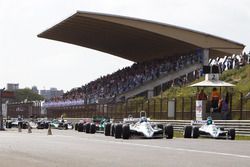 Start van de FIA Masters Historic Formula One Championship