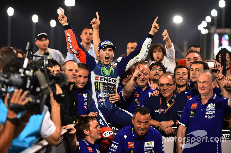 El ganador de la carrera, Jorge Lorenzo, Movistar Yamaha MotoGP