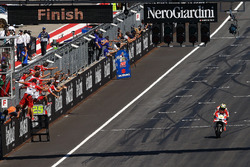 Andrea Iannone, Ducati Team takes the checkered flag