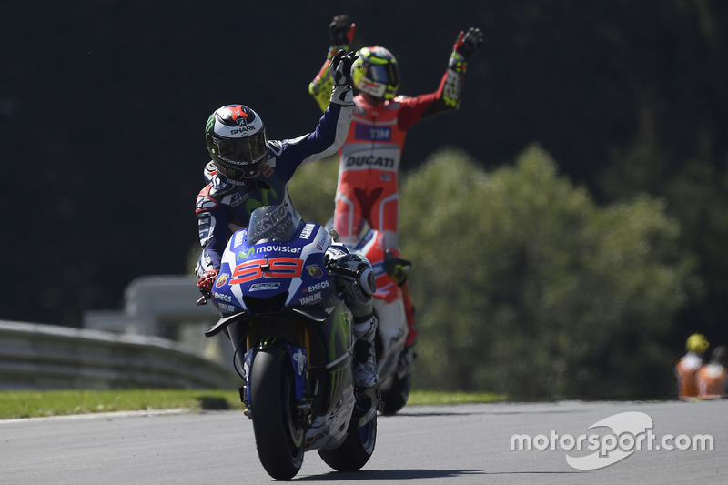 Third place Jorge Lorenzo, Yamaha Factory Racing