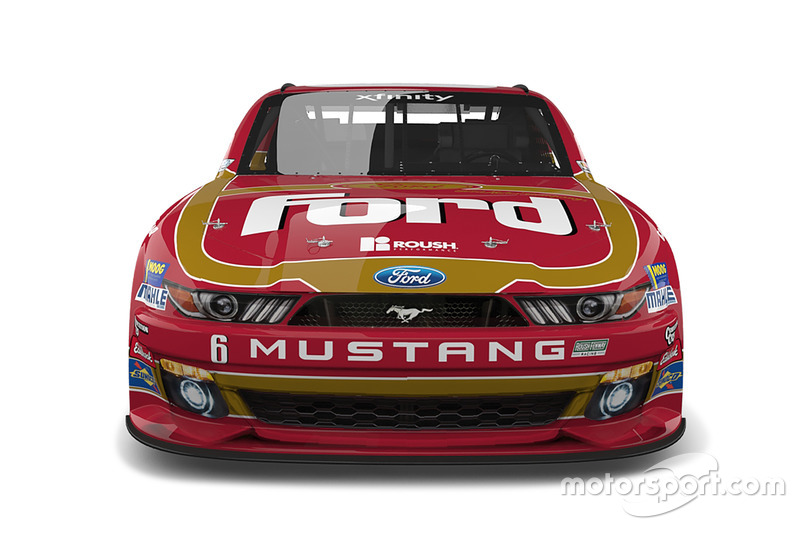 Throwback-Design von Darrell Wallace Jr., Roush Fenway Racing, Ford