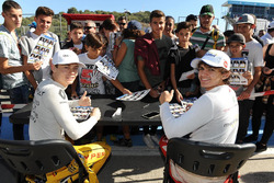 Louis Deletraz, Fortec Motorsports y Pietro Fittipaldi, Fortec Motorsports