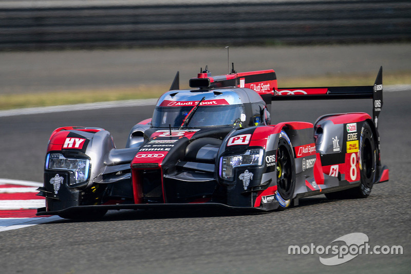 #8 Audi Sport Team Joest, Audi R18 e-tron quattro: Lucas di Grassi, Loic Duval, Oliver Jarvis