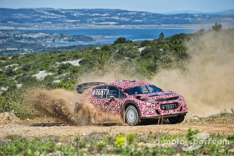 Kris Meeke test de Citroën C3 WRC 2017