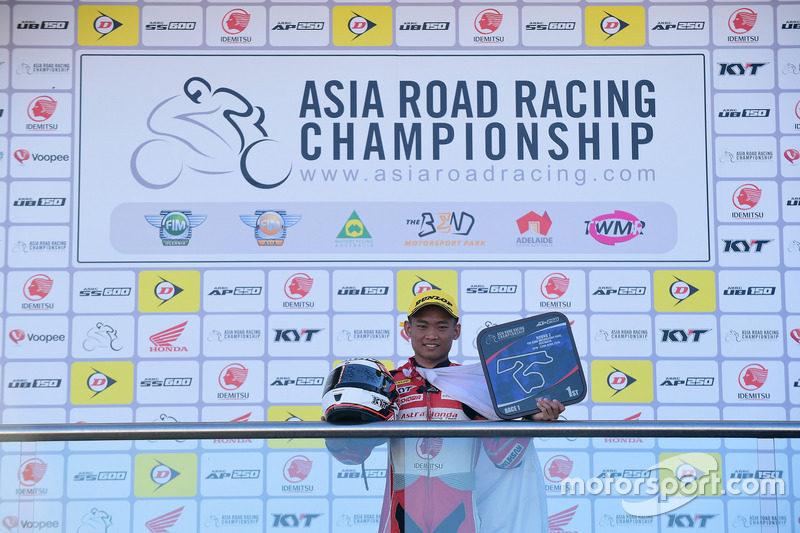 Podium AP250: Rheza Danica, Astra Honda Racing Team