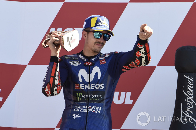 Podio: Maverick Viñales, Yamaha Factory Racing
