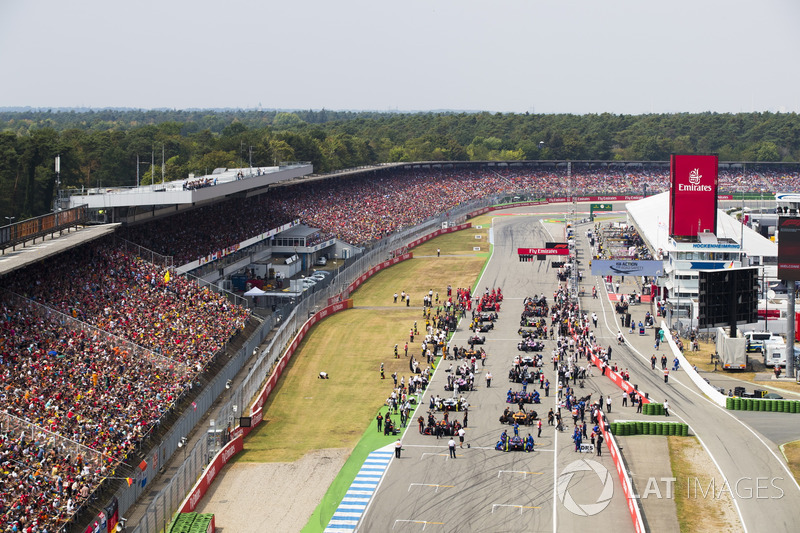 F1 2018 - Német Nagydíj - rajtrács, kulisszák mögött, felvonulás, sztárok...
