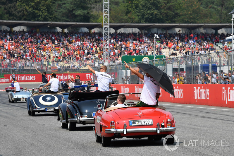 F1 2018 - Német Nagydíj - rajtrács, kulisszák mögött, felvonulás, sztárok...