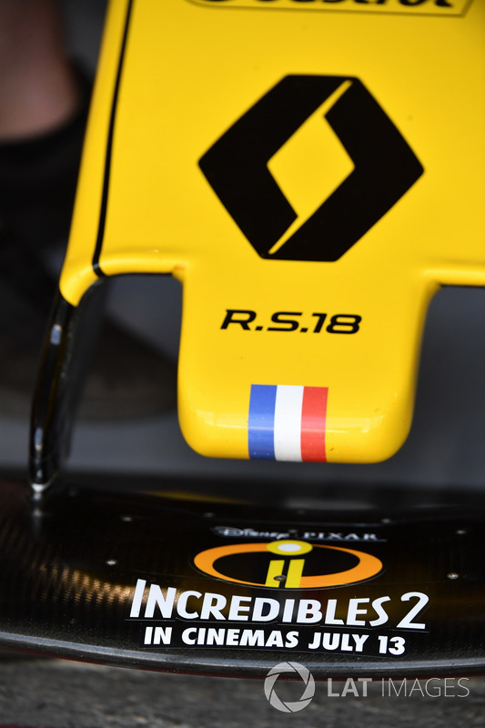 Renault Sport F1 Team R.S. 18 nose detail