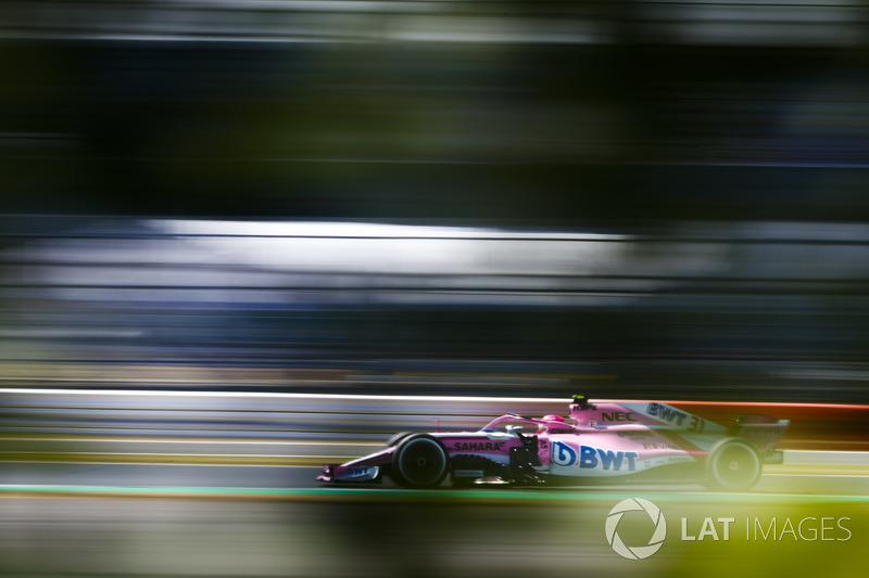 10: Esteban Ocon, Force India VJM11, 1'28.194