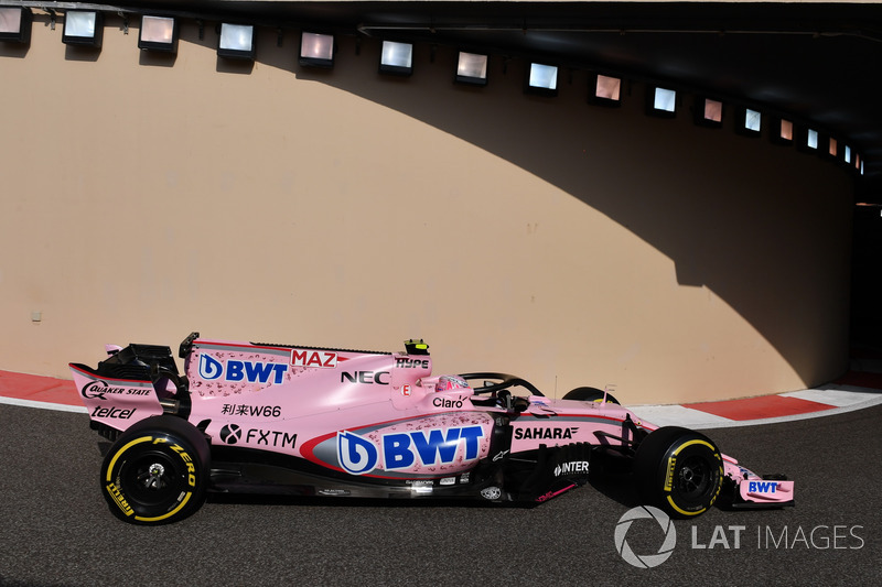 2017 год. Тесты с Force India в Абу-Даби