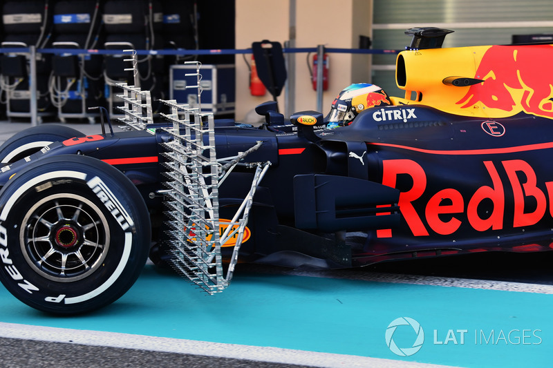 Daniel Ricciardo, Red Bull Racing RB13, aero sensors