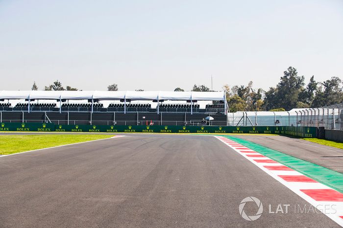 Detalle del circuito del Autódromo Hermanos Rodríguez