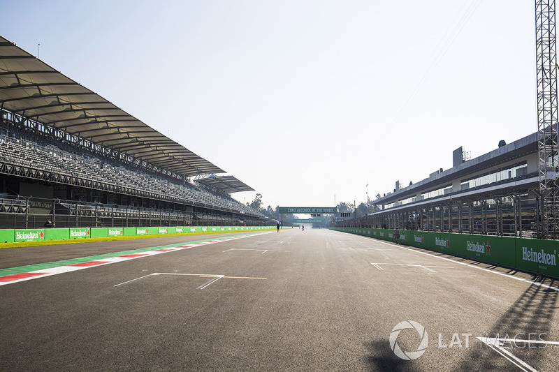Detalle del circuito del Autódromo Hermanos Rodríguez