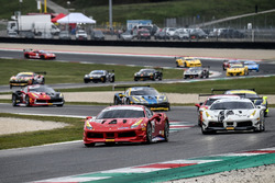#199 Ferrari of Vancouver Ferrari 488: Wei Lu, #170 Scuderia Corsa - Ferrari Silicon Valley Ferrari