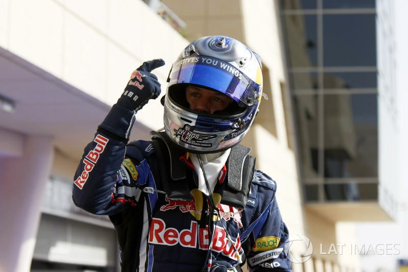 Sebastian Vettel, Red Bull Racing fête sa pole position