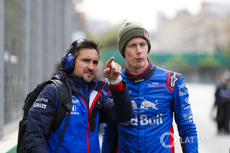Brendon Hartley, Toro Rosso, in griglia con un collega