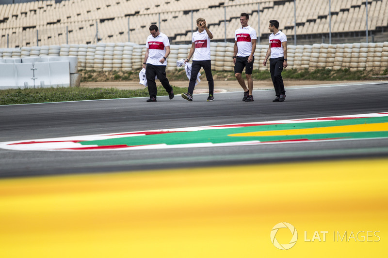 Pályabejárás - F1 2018 - Barcelona - csütörtök