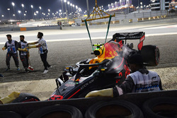 Разбитый автомобиль RB14 Макса Ферстаппена, Red Bull Racing