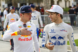 Макс Ферстаппен, Red Bull Racing, и Пьер Гасли, Scuderia Toro Rosso