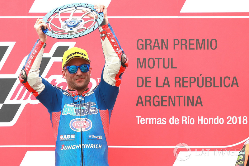 Race winner Mattia Pasini, Italtrans Racing Team