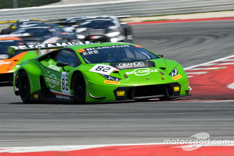 #82 GRT Grasser Racing Team Lamborghini Huracan GT3: Loris Hezemans, Franckb Perera