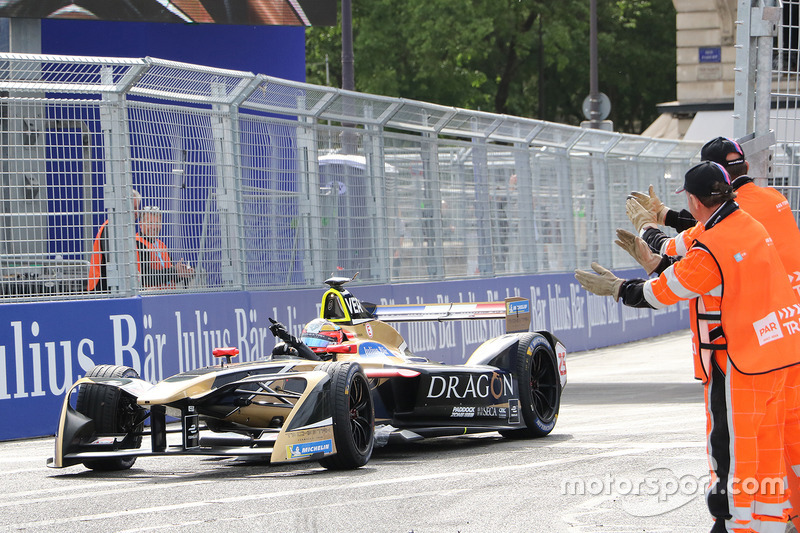 Race winner Jean-Eric Vergne, Techeetah