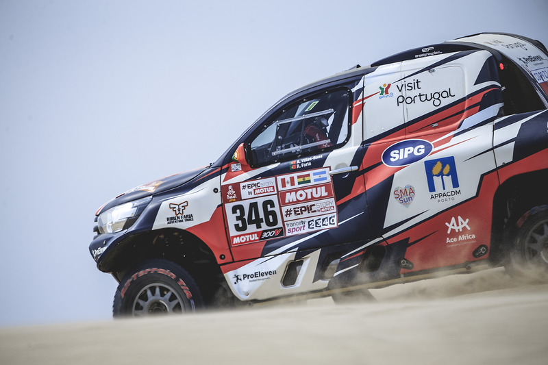 #346# Andre Villas-Boas (PRT) of Overdive Toyota races during stage 1 of Rally Dakar 2018 from Lima to Pisco, Peru on January 6, 2018. // Flavien Duhamel/Red Bull Content Pool // P-20180107-00016 // Usage for editorial use only // Please go to www.redbull