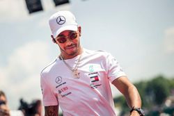 Lewis Hamilton, Mercedes-AMG F1 on the drivers parade