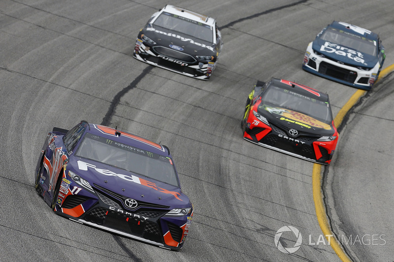 Denny Hamlin, Joe Gibbs Racing, FedEx Ground Toyota Camry