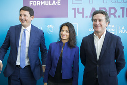 Alejandro Agag, CEO Formula E, with Mayor of Rome Virginia Raggi