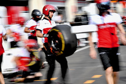 Sauber pit stop antrenmanı