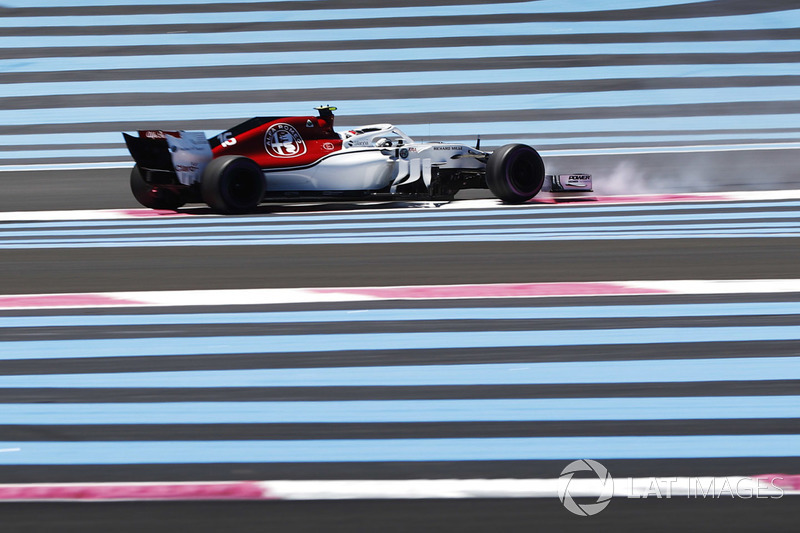 Charles Leclerc, Sauber C37, melintir
