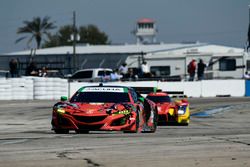 #93 Michael Shank Racing with Curb-Agajanian Acura NSX, GTD: Lawson Aschenbach, Justin Marks, Mario Farnbacher