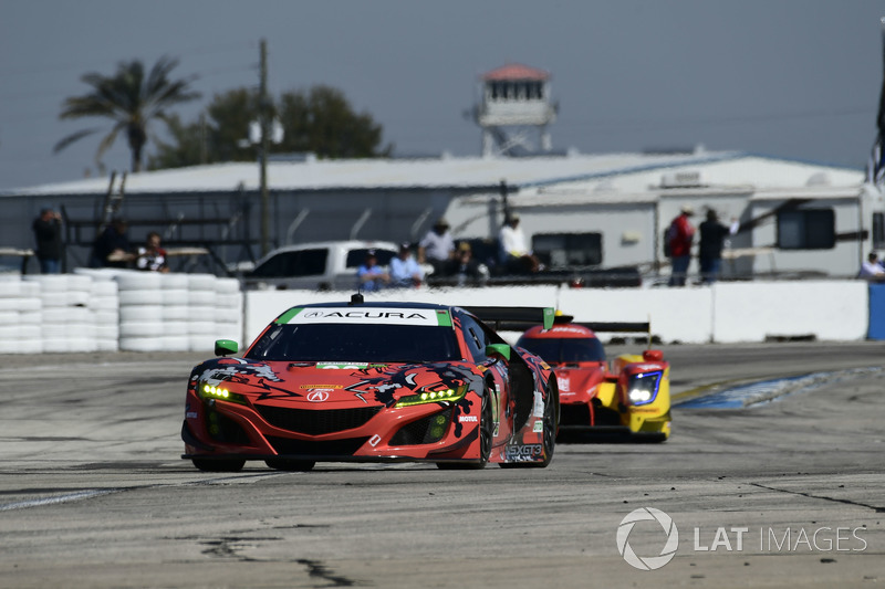 #93 Michael Shank Racing with Curb-Agajanian Acura NSX, GTD: Lawson Aschenbach, Justin Marks, Mario Farnbacher