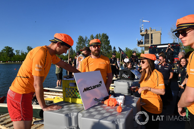 McLaren at the raft race