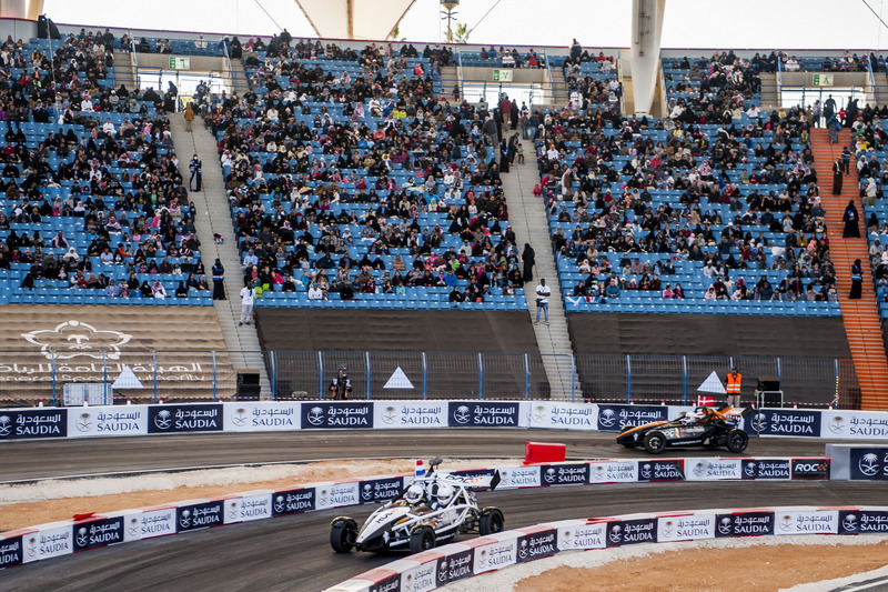 Rudy Van Buren y Tom Kristensen con el Ariel Atom Cup