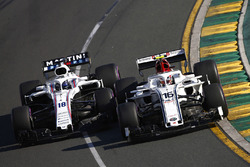 Шарль Леклер, Alfa Romeo Sauber C37, и Лэнс Стролл, Williams FW41